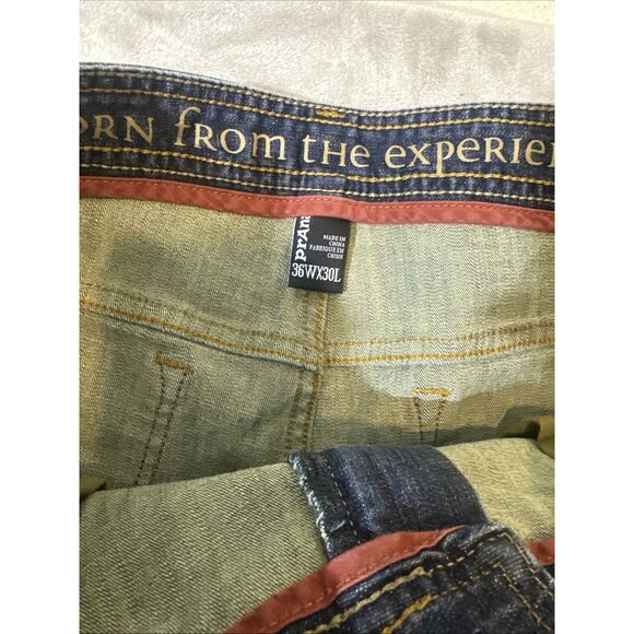 prAna Men’s Jeans 36x30L Blue Organic Cotton Stretch Denim Straight Fit - Picture 5 of 10